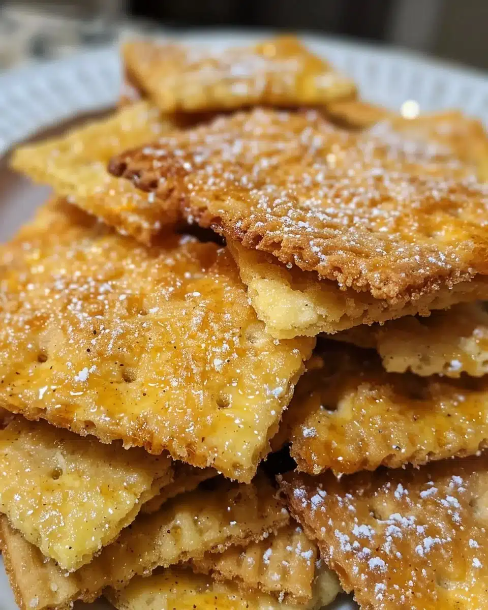 Easy Ritz Churro Bites - Delicious and crunchy dessert recipe