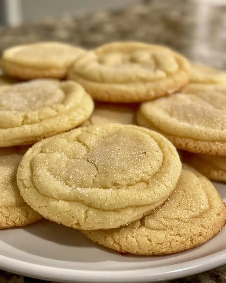 Delicious homemade lemon ginger cookies on a wooden table