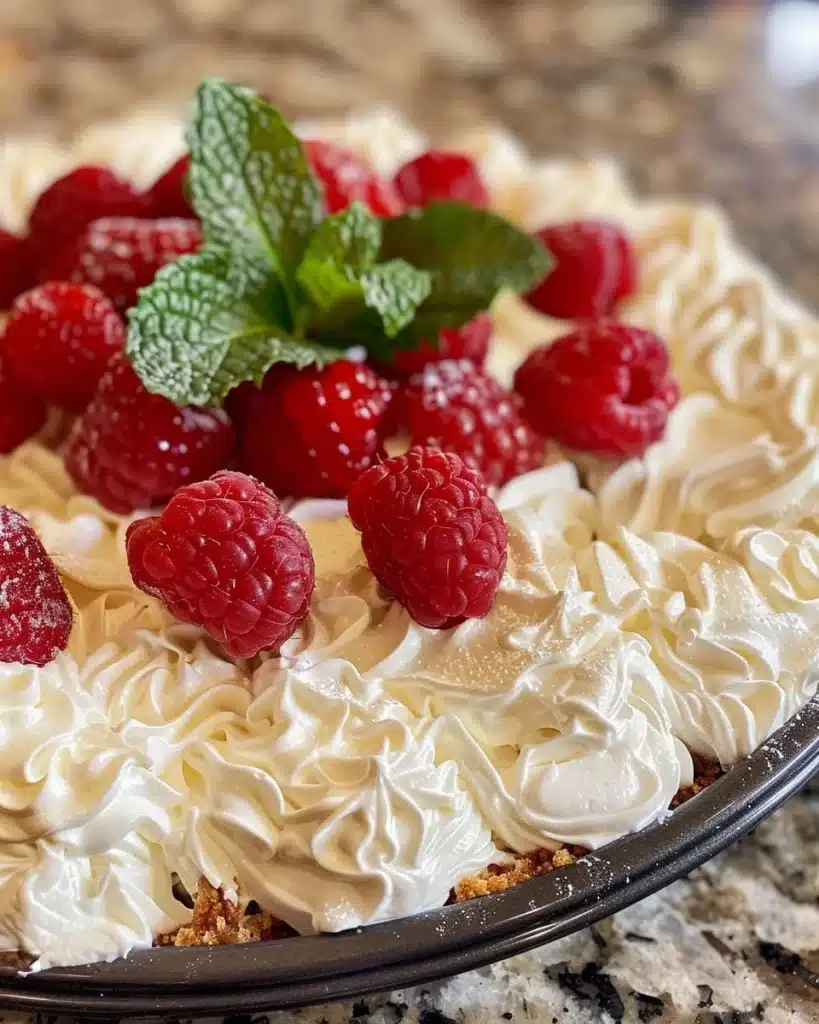 Mini no-bake cheesecakes topped with fruit and whipped cream