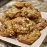 Oatmeal Chocolate Chip Caramel Bars fresh out of the oven