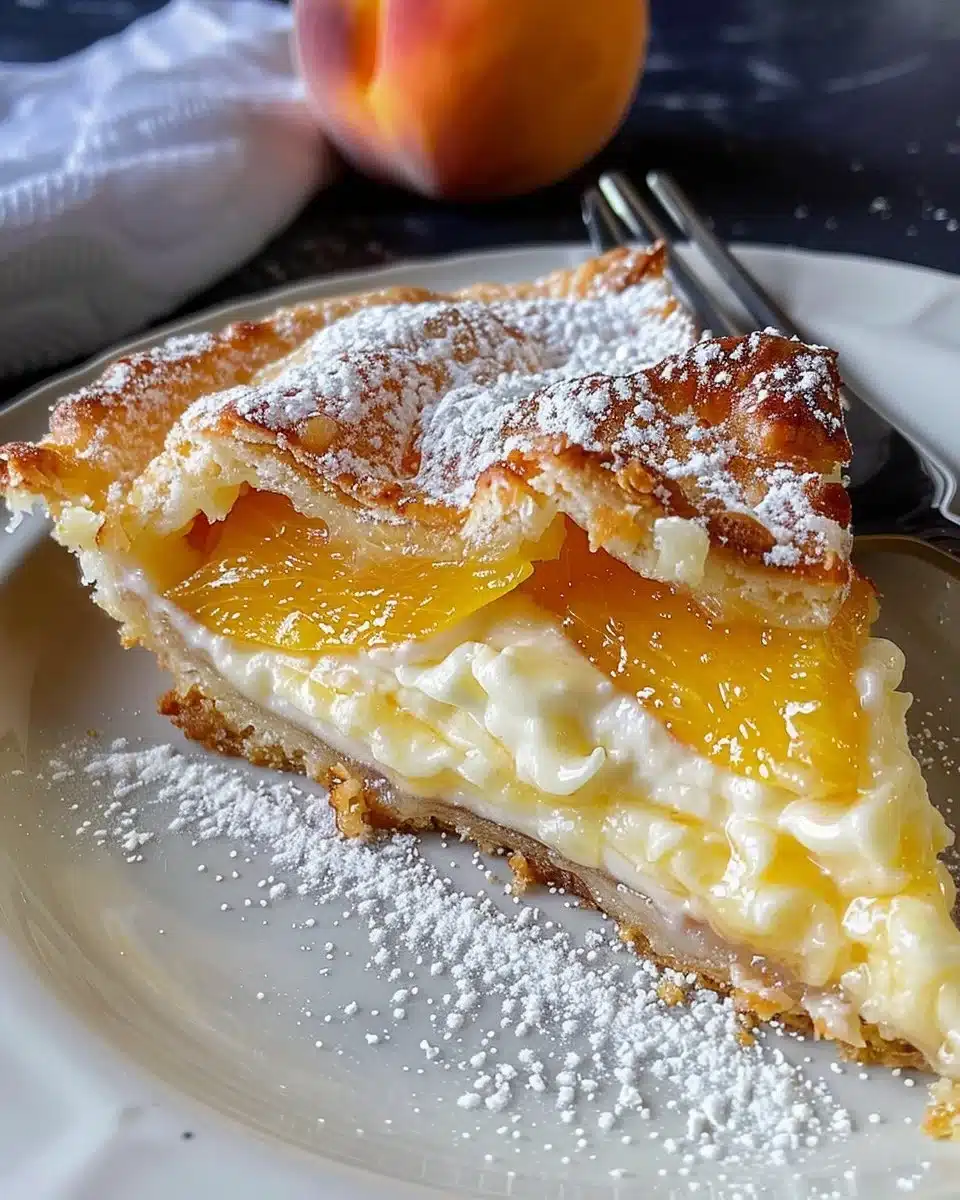 Peaches and Cream Cake