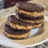 Delicious homemade peanut butter cookies on a plate