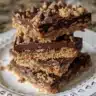Delicious Peanut Butter S'mores Bars with chocolate and marshmallows