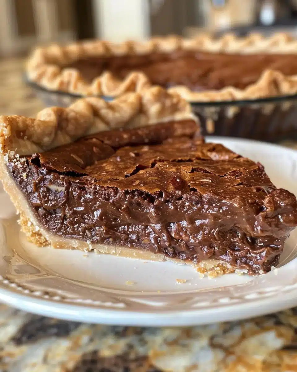 Delicious rich tasting pie with a golden crust and colorful filling