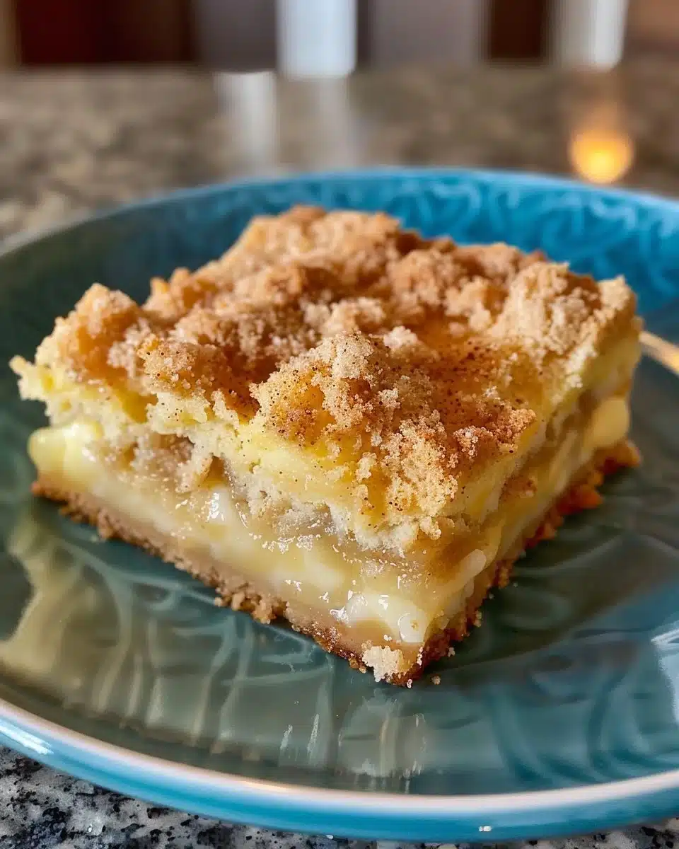Sour Cream Coffee Cake topped with streusel, a perfect breakfast or dessert.
