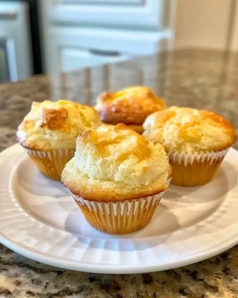 Fluffy Southern biscuits freshly baked on a rustic wooden table