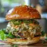 Spicy Jalapeño Pepper Jack Turkey Burgers served with fresh toppings