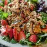 Delicious Strawberry Chicken Salad with fresh strawberries and grilled chicken