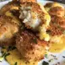 Delicious Baked Low-FODMAP Maryland Crab Cakes served on a plate