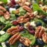 Fresh Blueberry Spinach Salad with vibrant berries and leafy greens