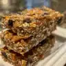 Delicious blueberry hemp granola with ancient grains packed in a bowl