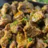 Butter and Ritz™ Cracker Coated Chicken Livers dish served on a platter.