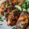 Delicious Chicken Shawarma served with creamy garlic sauce on a plate