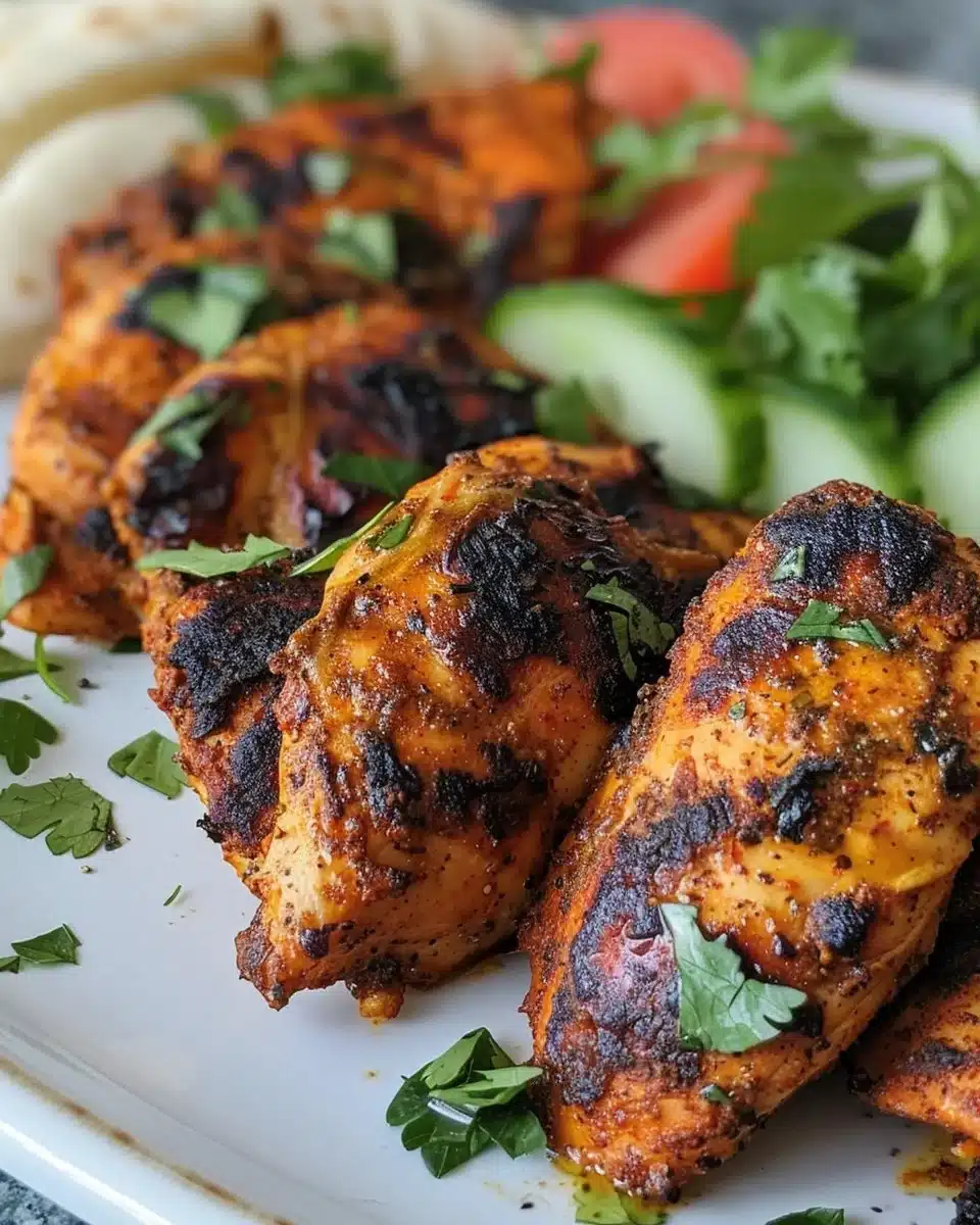 Delicious Chicken Shawarma served with creamy garlic sauce on a plate