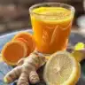 Citrus Ginger Turmeric Immunity Shot for boosting health and immunity