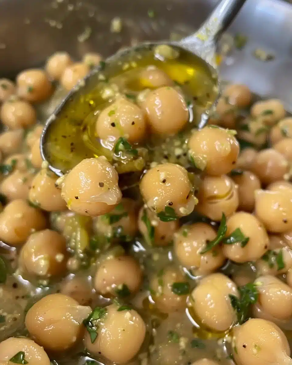 Crispy air fryer ranch chickpeas served in a bowl as a healthy snack.