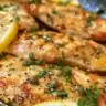 Easy 20-minute chicken piccata served with lemon and capers