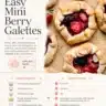 Delicious easy mini berry galettes with fresh berries and flaky crust