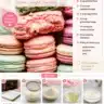 Assorted colorful French macarons arranged on a decorative plate.