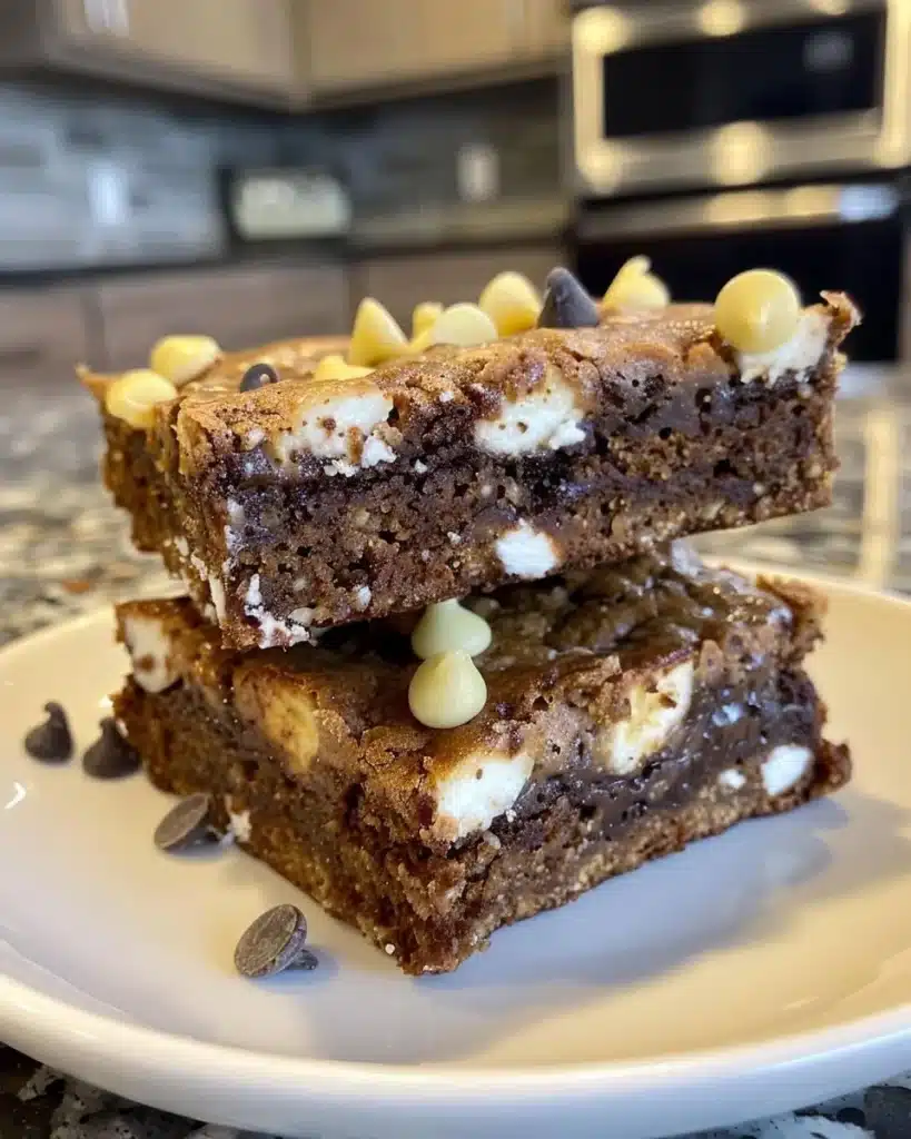 Moist chocolate banana zucchini bread slice on a wooden board.