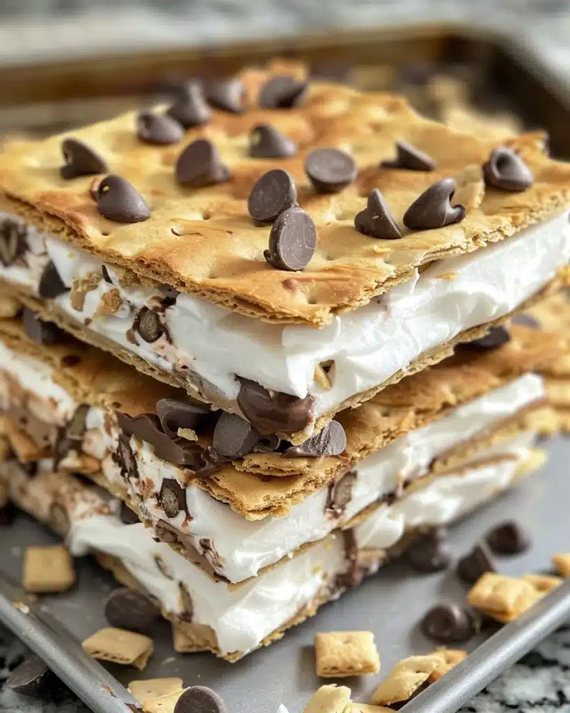 Delicious homemade S'mores Bites with chocolate and marshmallows