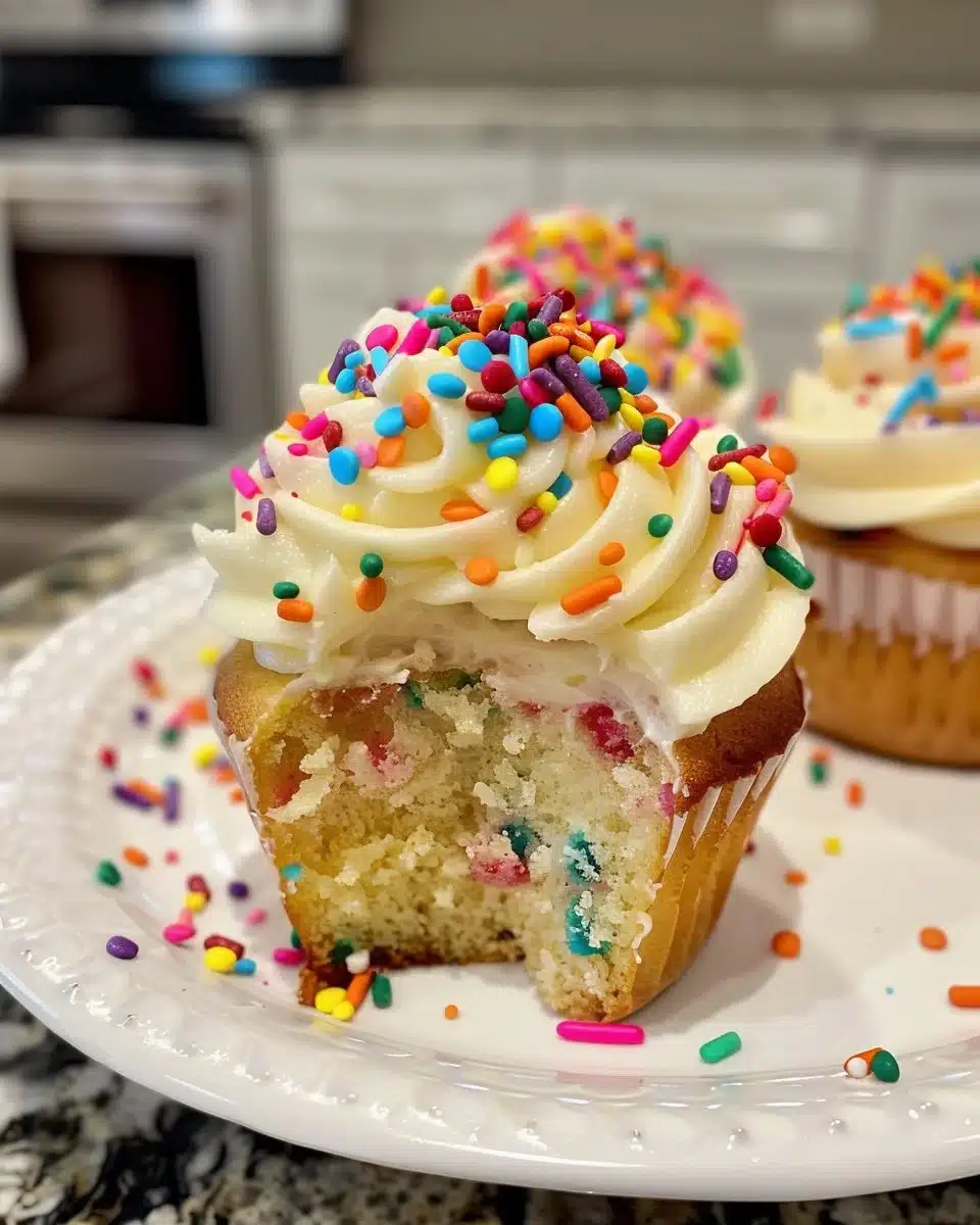 Homemade Starbucks Birthday Cake Pop dupe on a bright background