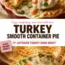 Homemade Turkey Pot Pie with golden crust and savory filling
