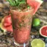 Delicious and refreshing watermelon slushies served in a glass