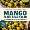 Cilantro-Lime Mango Black Bean Salad with vibrant ingredients