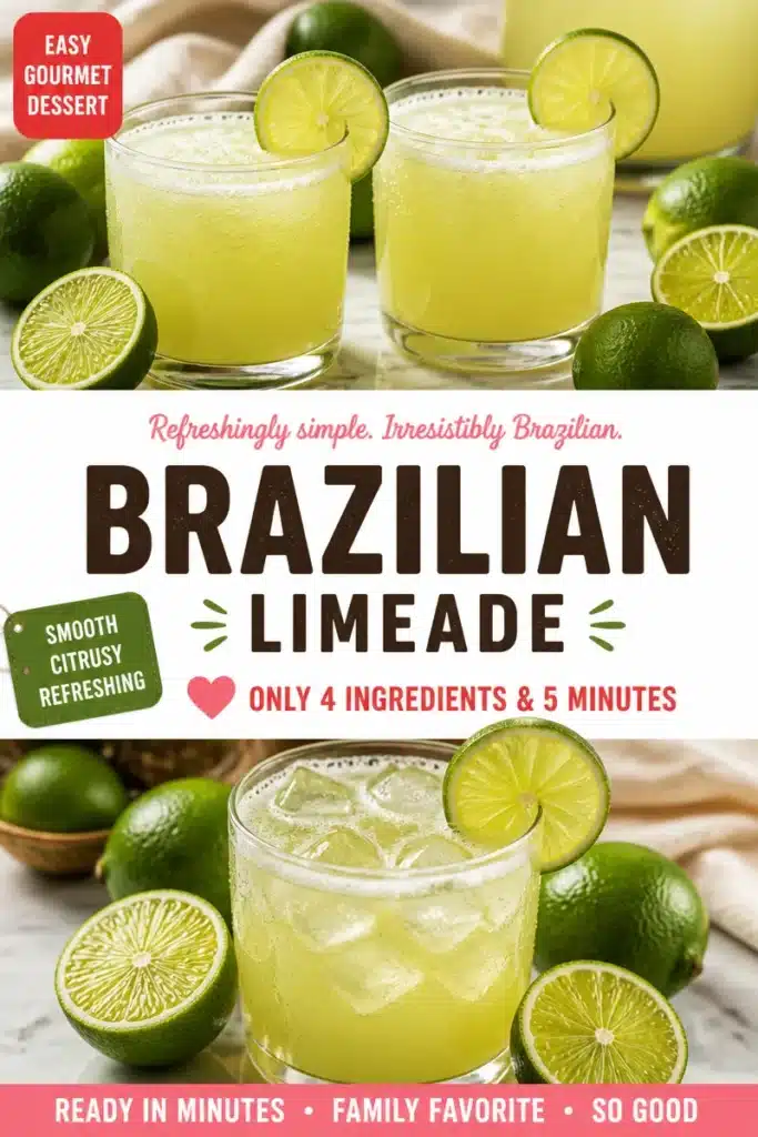 A refreshing Citrus Cooler drink made with vibrant Brazilian citrus fruits.