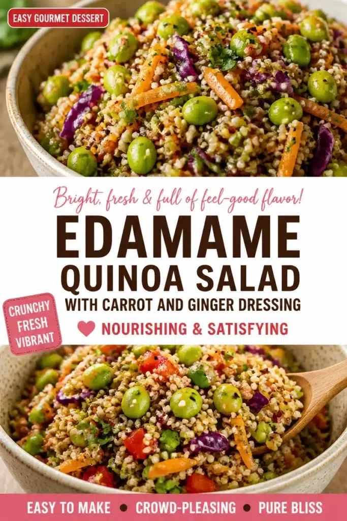 Colorful quinoa salad with a variety of fresh vegetables