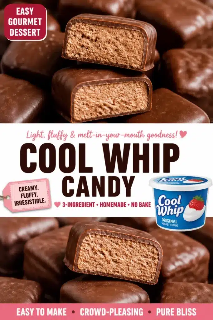 Delicious Cool Whip Candy treats ready for serving