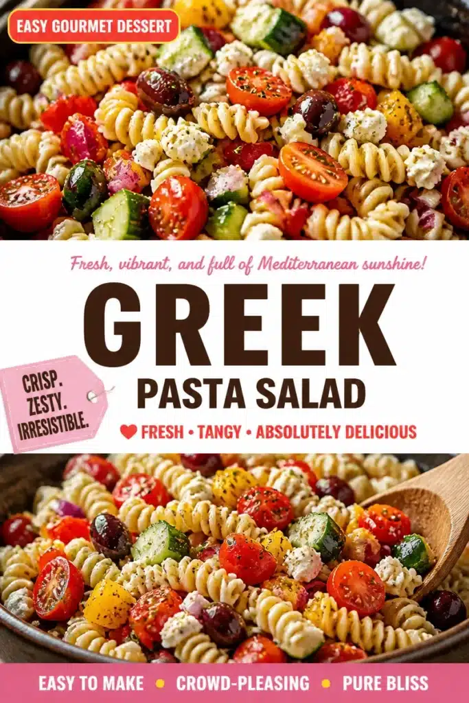 Delicious Greek Salad with fresh vegetables, olives, and feta cheese