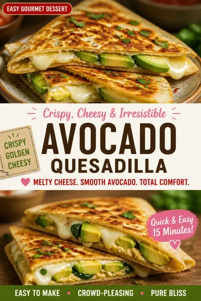Mini avocado and hummus quesadillas displayed on a plate