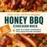 One-Pan Honey BBQ Chicken with Rice served on a plate
