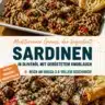 Sardinen in Olivenöl mit geröstetem Knoblauch auf einem Teller serviert