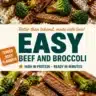 Delicious Beef and Broccoli dish served with steamed rice