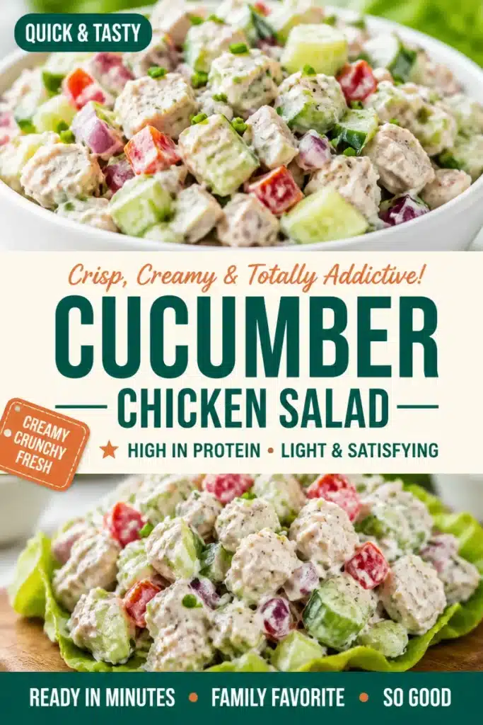 Delicious homemade chicken salad with fresh vegetables and herbs