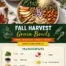 Delicious Fall Harvest Grain Bowls with seasonal vegetables and grains