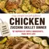 Skillet Chicken with Zucchini and Yellow Squash dish served on a plate