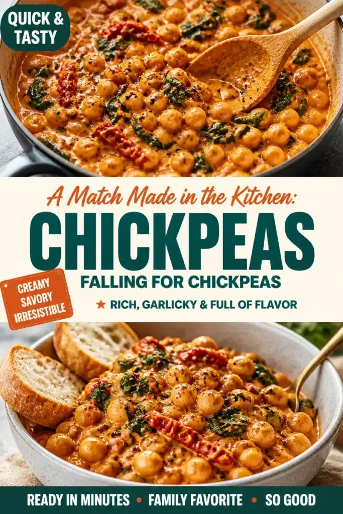 A bowl of cooked chickpeas with fresh herbs and spices for a flavorful dish.
