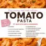 Creamy tomato pasta dish served in a bowl garnished with herbs