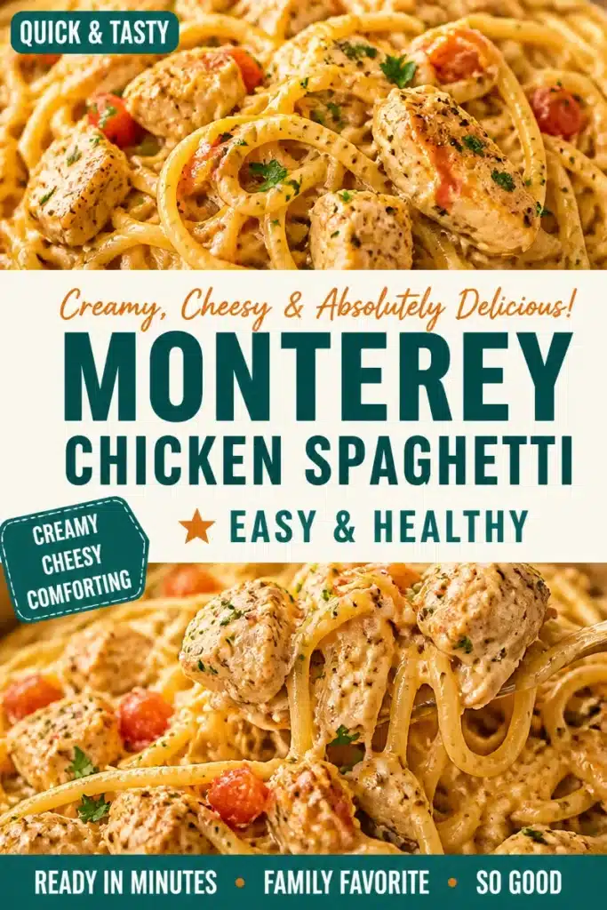 Delicious easy chicken spaghetti recipe with simple ingredients