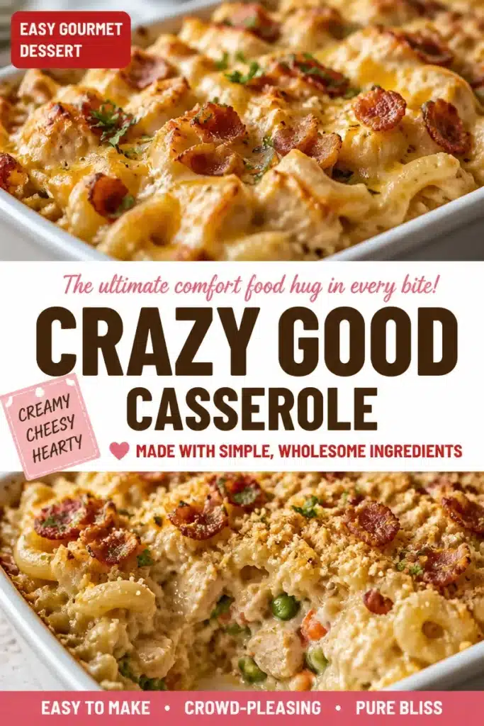 A mouthwatering casserole dish baked to perfection, ready to serve.