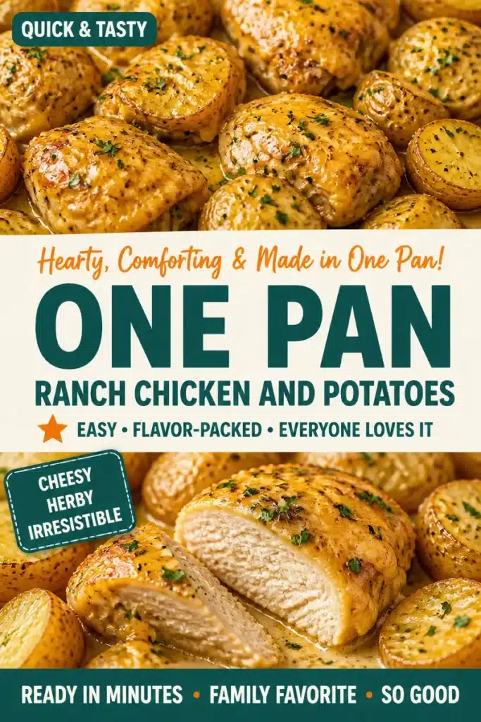 One Pan Wonder recipe displaying a colorful, hearty meal in a single pan.